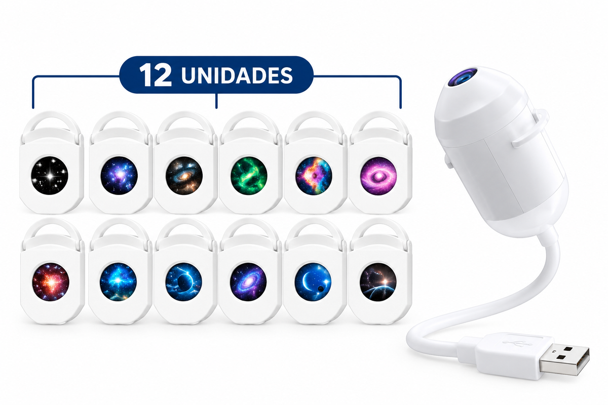 Luz de Proyección USB con Efecto Galaxia.