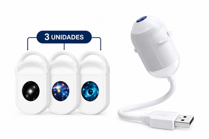 Luz de Proyección USB con Efecto Galaxia.